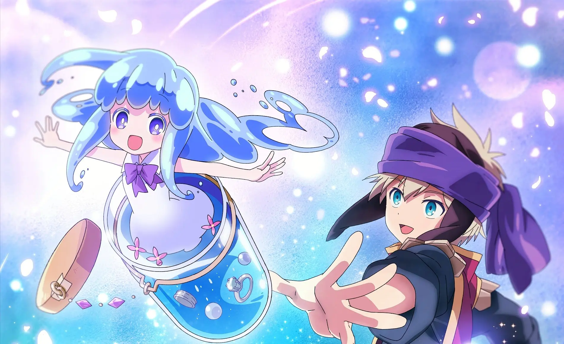 Banner for Merc StoriA: The Apathetic Boy and the Girl in a Bottle